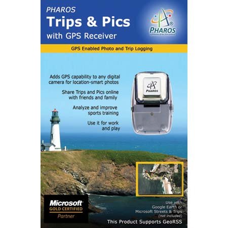 Pharos Trips and Pics Photo Linked Portable GPS Unit