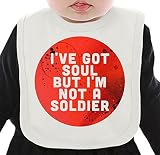 I've Got Soul But I'm Not a Soldier ネクタイを有する有機ビブ Medium