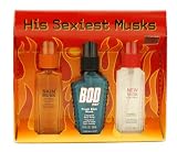 His Sexiest Musks By Parfums De Coeur For Men. Gift Set ( Skin Musk Fragrance Body Spray 2.0 Oz + Bod Man Fresh Blue Musk 1.8 Oz + New Musk Fragrance Body Spray 2.0 Oz )