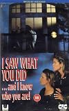 I SAW WHAT YOU DID..... VHS VIDEO
