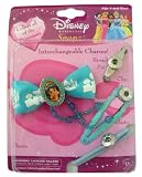 Disney Princess Jasmine Hair Fashion - Interchangeable Jasmine Turquoise Monolayer Bowknot charm & hair accessory