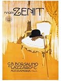51x66THt4SL. SL160  Zenit Finest LAMINATED Print Marcello Dudovich 18x24