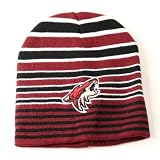 Phoenix Coyotes Extreme Fashion Striped Knit Beanie