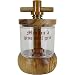 Le Paludier Olive Wood Turned Salt Mill or grinder for coarse gray salt