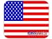 US Flag - Greenwich, Connecticut (CT)  Mouse Pad