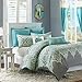 Madison Park Nisha Comforter Set, Teal, King/California King