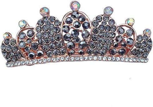 Dongshop(TM) High-end Set Auger Spring Clip Hairpin Headdress Jewelry Crown Hair Accessories