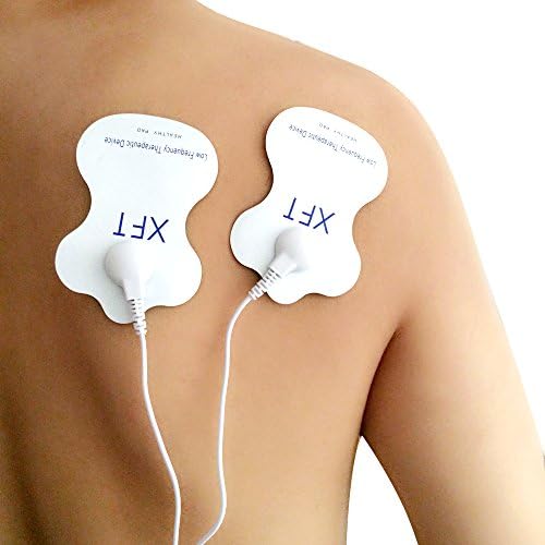 XFT Electrodes Replacement Pads (4 Pairs) Snap-on for XFT-320 XFT-502 Electric Massager