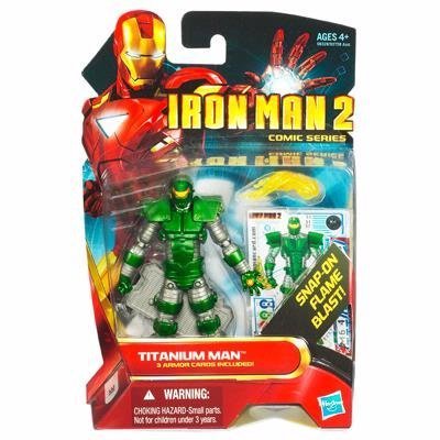  Iron Man 2 Comic Series 4 Inch Action Figure Titanium Man