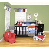 Dr. Seuss Cat in the Hat 4pc Crib Bedding Ensemble - Trend Lab Baby