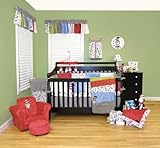 Dr. Seuss Cat in the Hat 4pc Crib Bedding Ensemble - Trend Lab Baby
