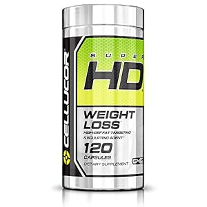 Cellucor Super HD Thermogenic Fat Burner Supplement for Weight Loss, 120 Capsules