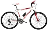 Lombardo Mens Kalahoo 100 Bicycle (Red/White, 26X 19-Inch)