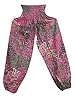 Bohemian Belly Dance Pants Hippie Trippy Alibaba Yoga Harem Pant Pink Jumpsuit