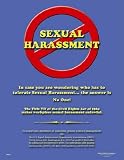 Do Not Commit Sexual Harassment Safety Poster (18 x 24 inch) - Laminated