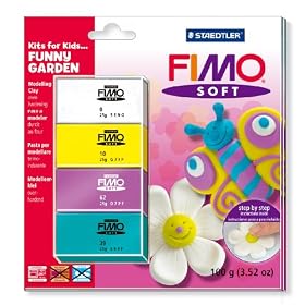 Staedtler Fimo Soft Set Kits For Kids Funny Garden 8024 40 L2