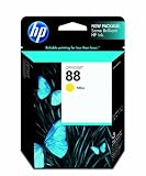 Original HP 88 Yellow Officejet Ink Cartridge in Retail Packaging