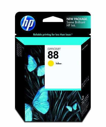 HP 88 Yellow Officejet Ink Cartridge in Retail Packaging
