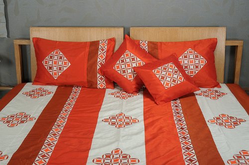 Imagen 4 de Colcha Matrimonial con fundas de almohadas y fundas de cojines Tamaño 92 x 108 pulgadas