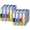 N.T.T.� 10 St�ck XL Tintenpatronen f�r Epson Stylus (4 x T1291 , 2x T1292 , 2x T1293 , 2x T1294) mit Chip; 2 komplette S�tze + 2 x schwarz gratis