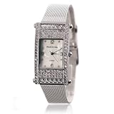 Montre strass bracelet milanais
