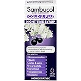 Sambucol Night Time Cold and Flu Syrup, Elderberry, 4 Ounce