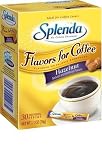 SPLENDA No Calorie Sweetener, Flavors for Coffee, Hazelnut, 30-Count Boxes (Pack of 6)