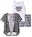 Dream Star Girls Aztec Printed Chiffon Kimono 2 Piece Set