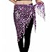 Belly Dance Hip Scarf - Hip Skirt Belly Dancing Belt Triangle Shawl Tassel Belts Waist Chain for Women/Girls(Purple)