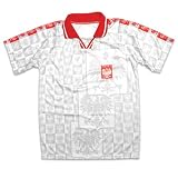 Polish Apparel Polska Gray Eagles Soccer Athletic White Shirt