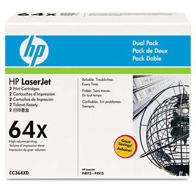 CC364XD Toner - 24 000 Page Yield 2Pk Black