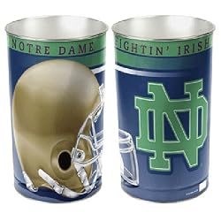 Notre Dame Fighting Irish NCAA Tapered Wastebasket (15 Height) by Wincraft