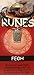 Aeiniwer Hxeredue YuanKanJu Creative Ventures Jewelry Rune Feoh Pewter Pendant on Corded Necklace, Ancient Runes Collection
