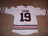 Jonathan Toews Autographed NHL Replica White Blackhawks Jersey