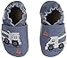 Robeez Baby-Boy's Elephant Eddie Loafer, Little Dump Truck Blue, 6-12 Months M US Infant