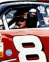 Dale Jr Portrait Sitting In Car With Helmet On , 8x10