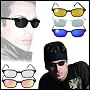 Original KD's Biker Motorcycle Sunglasses Various MIRRORED Lenses