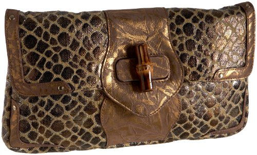 Elaine Turner Bianca Clutch,Ring Lizard,one size
