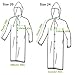 ColorDrip Women's Eco-friendly EVA Fashion Translucent Raincoat Green