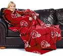 Kansas City Chiefs Adult Comfy Throw Blanket with Sleeves