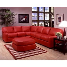 51x73EM9OCL. SL500 AA280  Leather Sectional Sofa: Albany