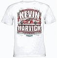 Kevin Harvick NASCAR #4-Budweiser Flameout T-Shirt-White
