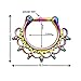 BodyJ4You Septum Clicker Lace Tribal 16G