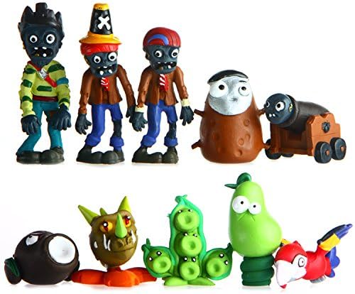 PVZ2 Plants Vs Zombies 2 Garden Warfare Cute Figures 10Pcs Group J