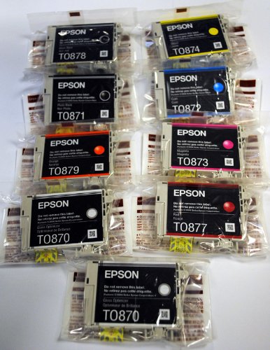 FULL SET Epson inkjet - Comprising Gloss Optimiser 