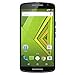 AMZER Pudding Soft Gel TPU Skin Case for Motorola Moto X Play - Retail Packaging - Black