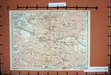 MAP 1910 GERMANY STREET PLAN NURNBERG PEGNITZ RIVER