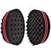 Beauty7 3 Pcs Magic Barber Sponge Hair Brush for Twists, Afros, Coils & Dreadlocks