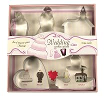 Fox Run Wedding Cookie Cutter Set