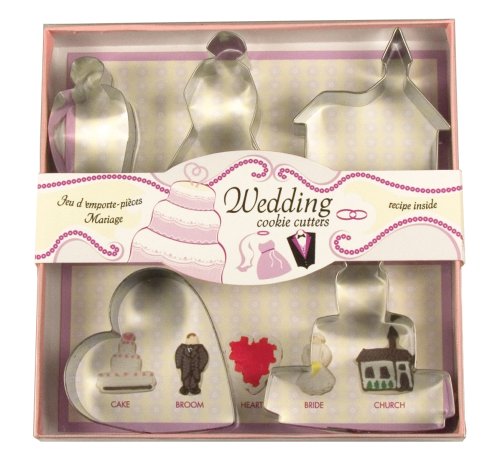 Fox Run Wedding Cookie Cutter Set